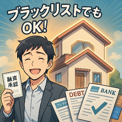 ブラックリストでも借りれる不動産担保ローン